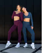 Black Align Tights - Peach Tights - Tights