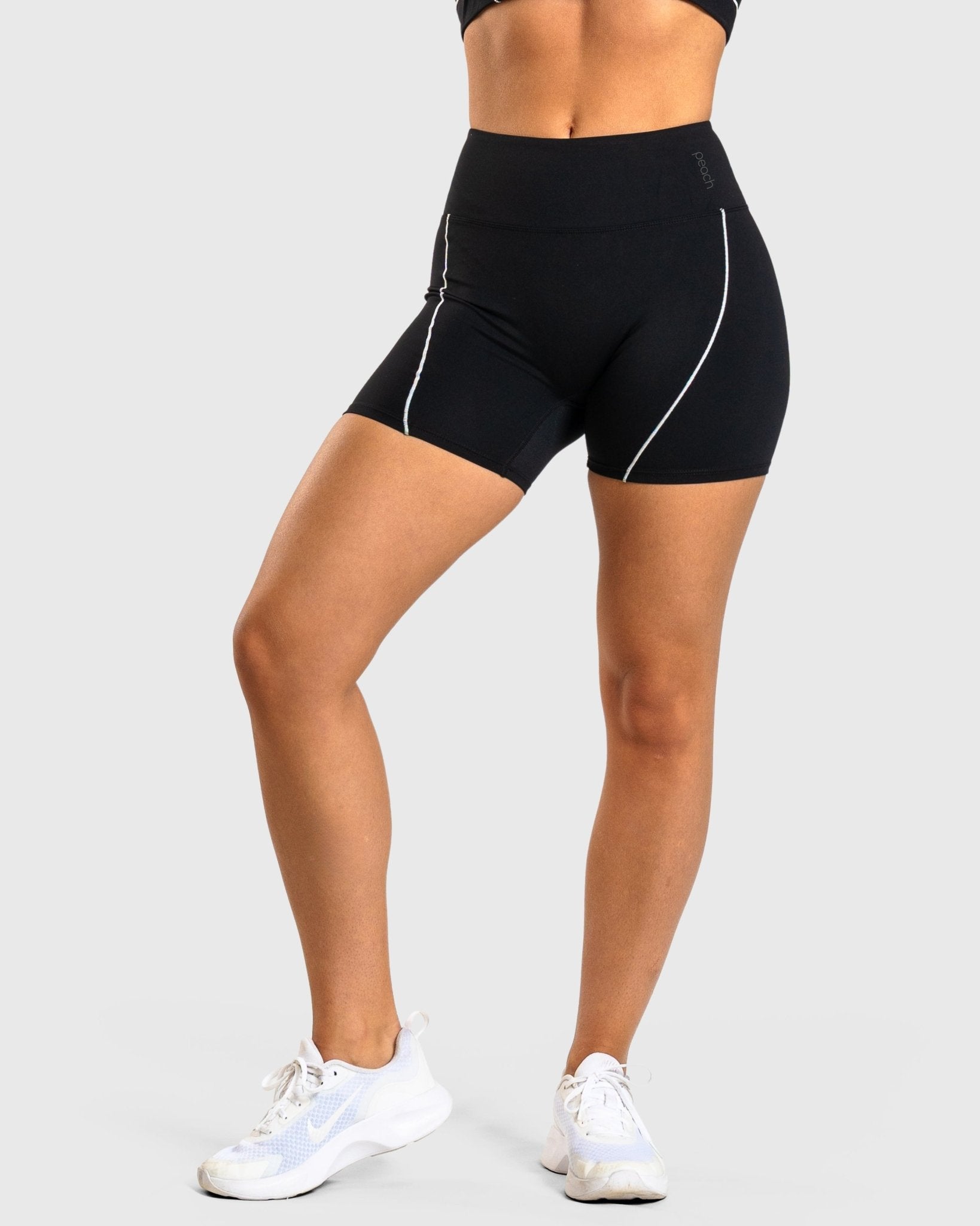 Black Bloom Shorts - Peach Tights - Shorts