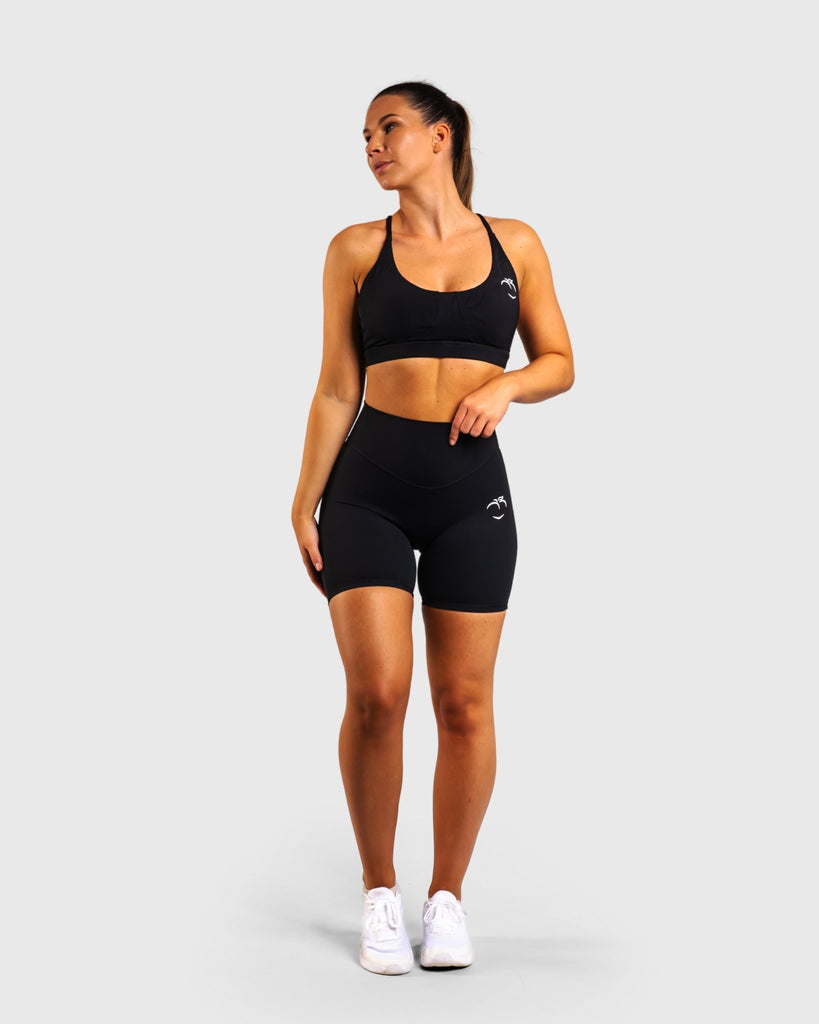 Black Core Sports - bra - Peach Tights - Sports - Bra