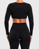 Black Divine Long Sleeve - Peach Tights - Jacket