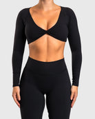 Black Divine Long Sleeve - Peach Tights - Jacket