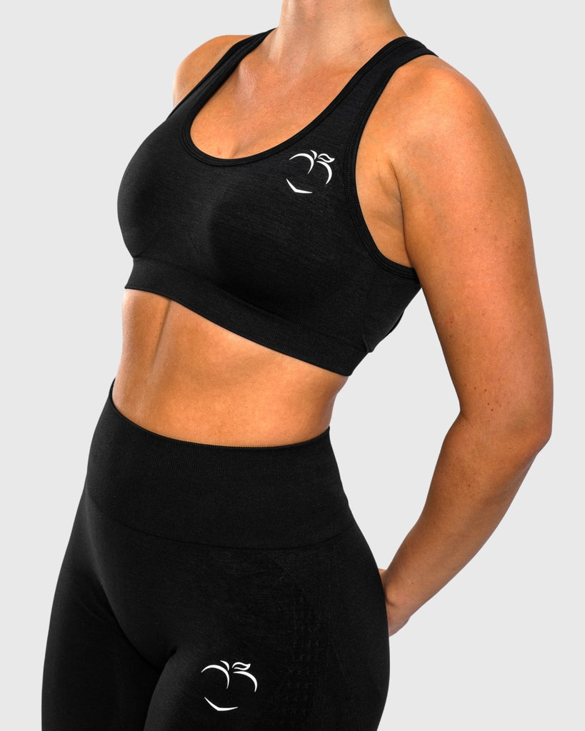 Black Edge Sports - bra - Peach Tights - Sports - Bra