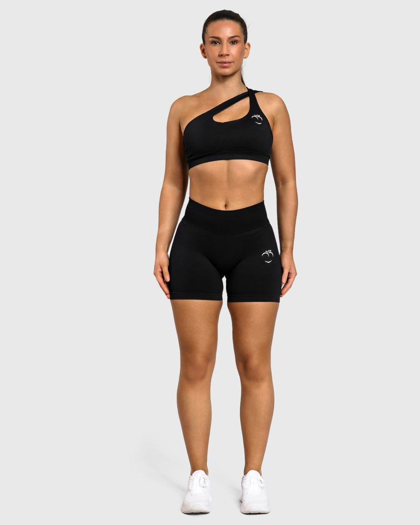 Black Essence Sports - bra - Peach Tights - Sports - Bra