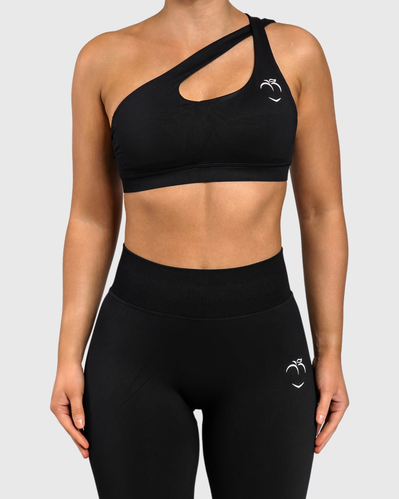 Black Essence Sports - bra - Peach Tights - Sports - Bra