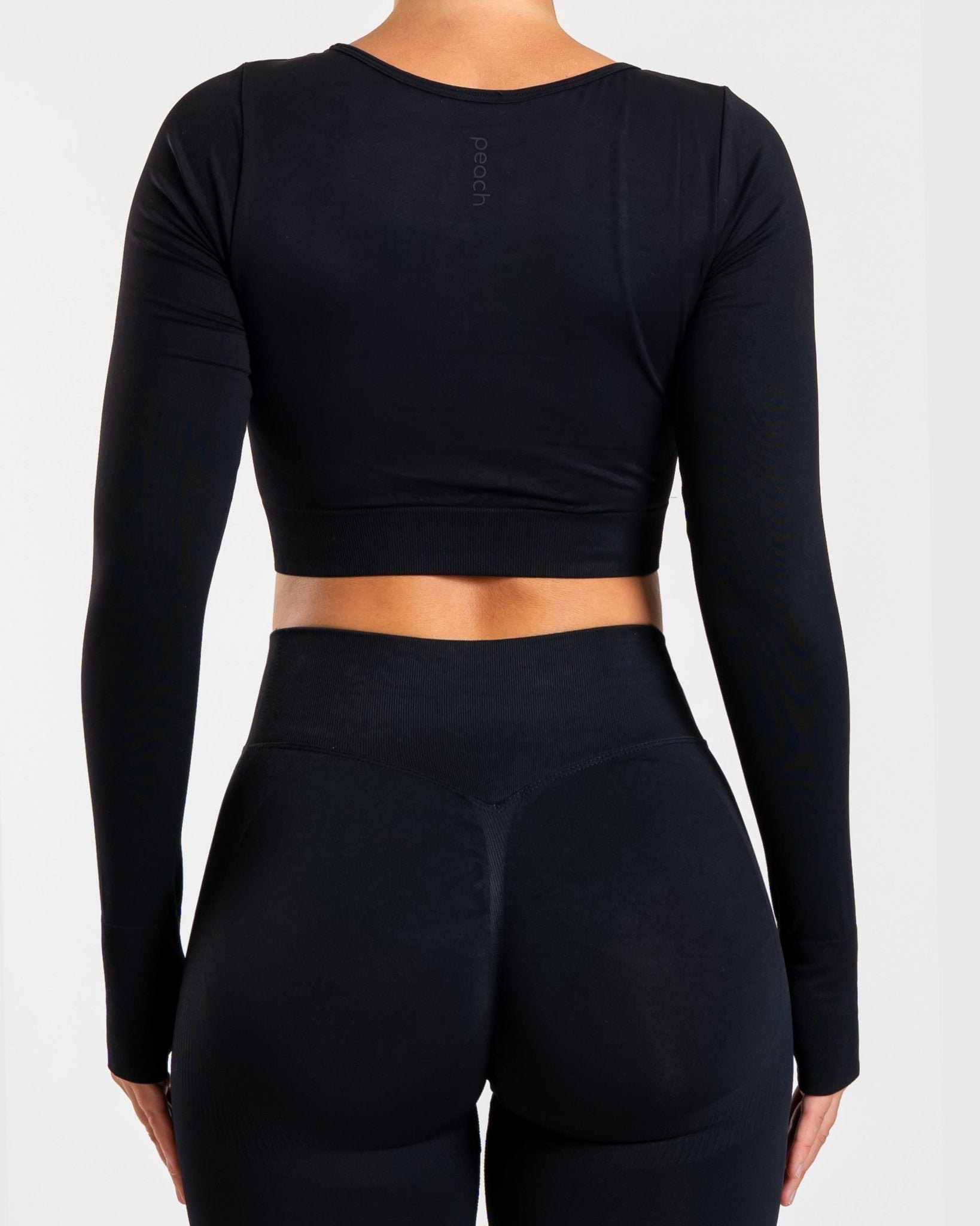 Black Ignite Long Sleeve - Peach Tights - Long sleeve