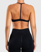 Black Ignite Sports - bra - Peach Tights - Sports - Bra