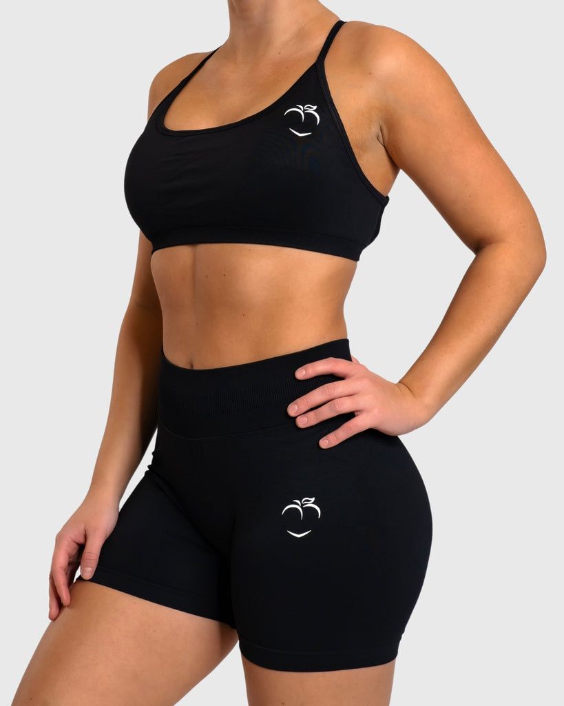 Black Impact Sports - bra - Peach Tights - Sports - Bra