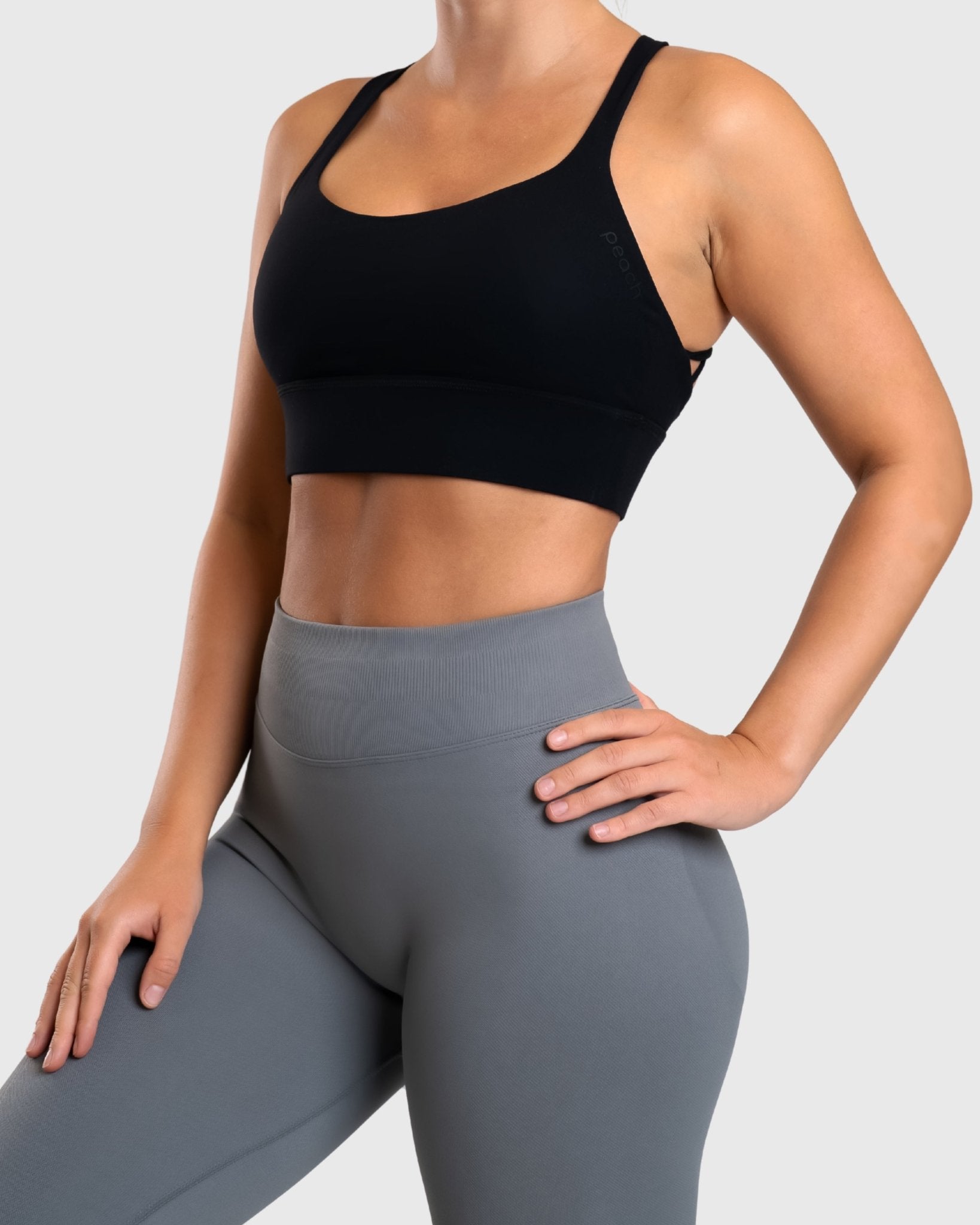 Black Matrix Sports - Bra - Peach Tights - Sports - Bra