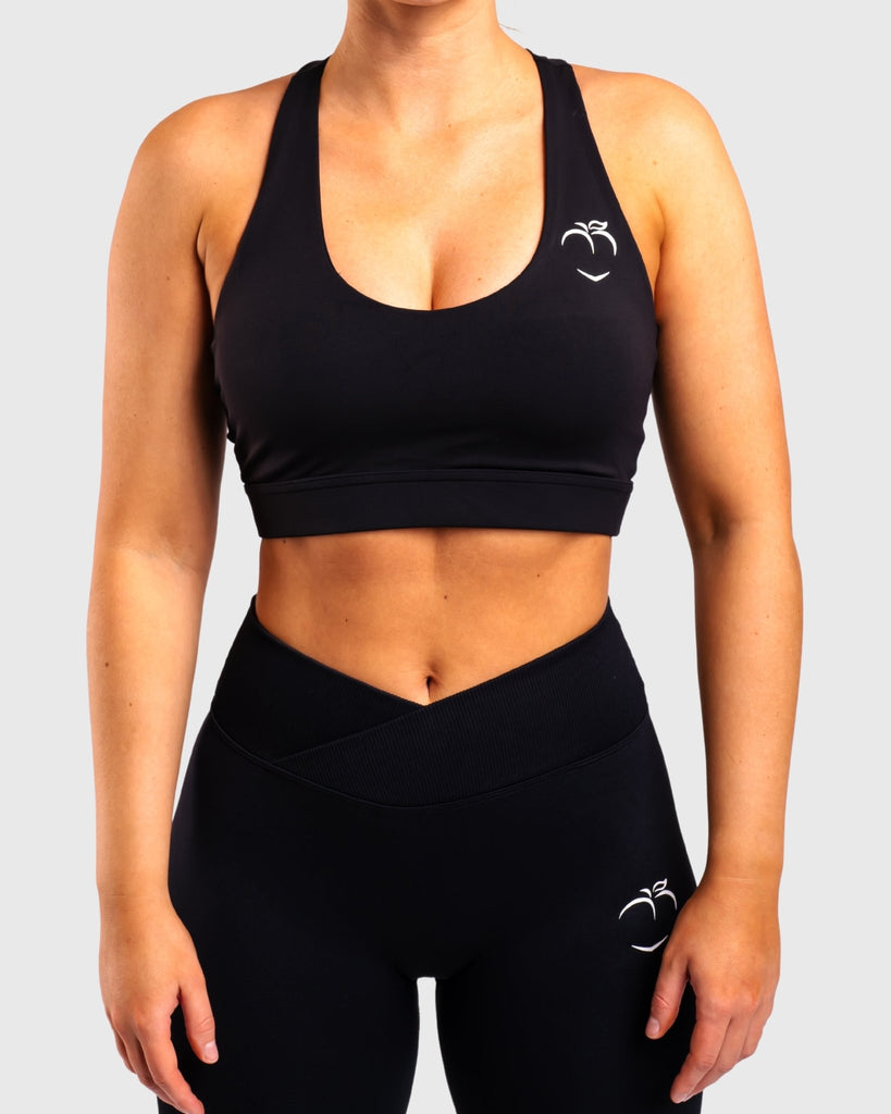 Black Revive Sports-bra - Peach Tights - Sports-Bra