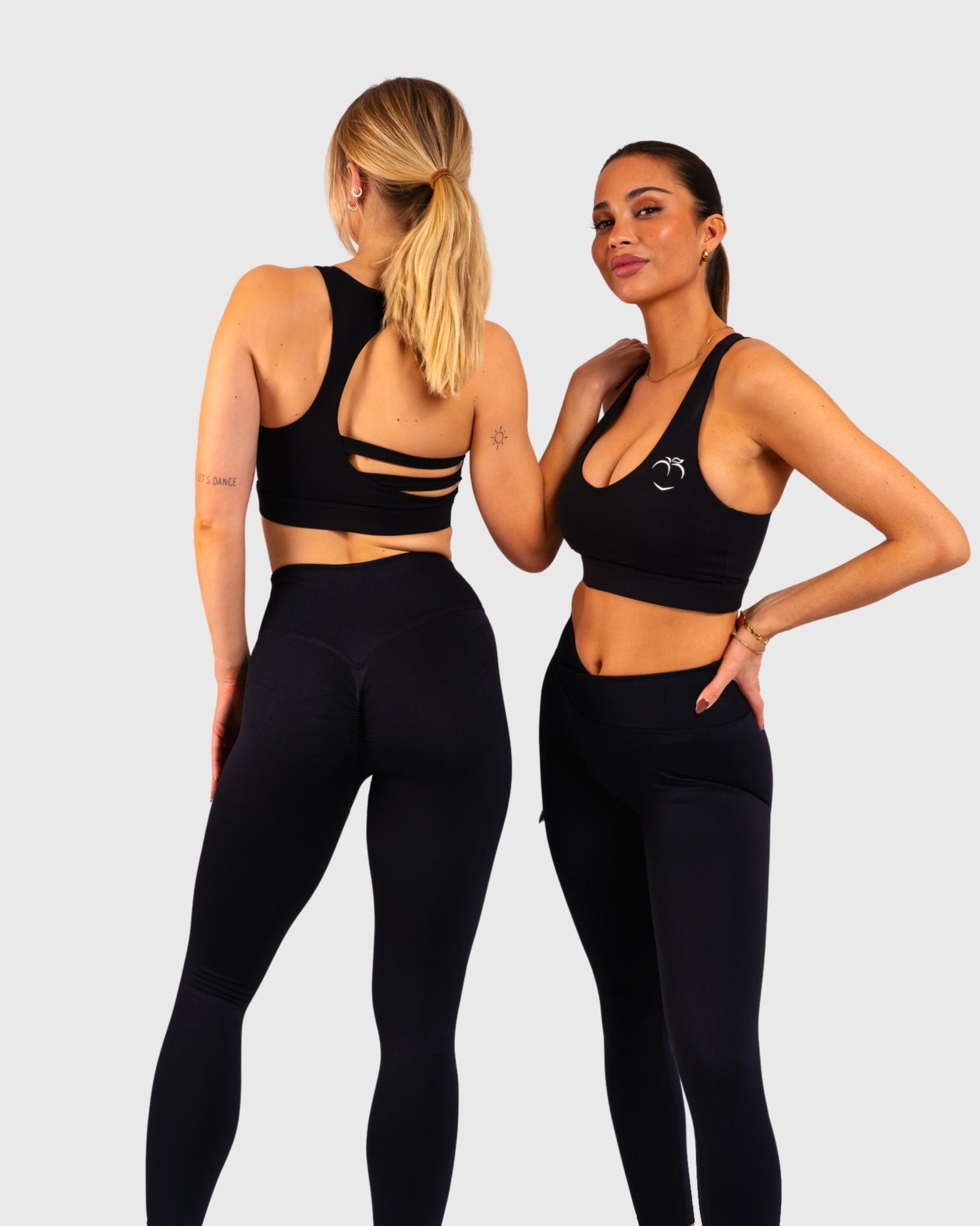 Black Revive V - waist Tights - Peach Tights - Tights