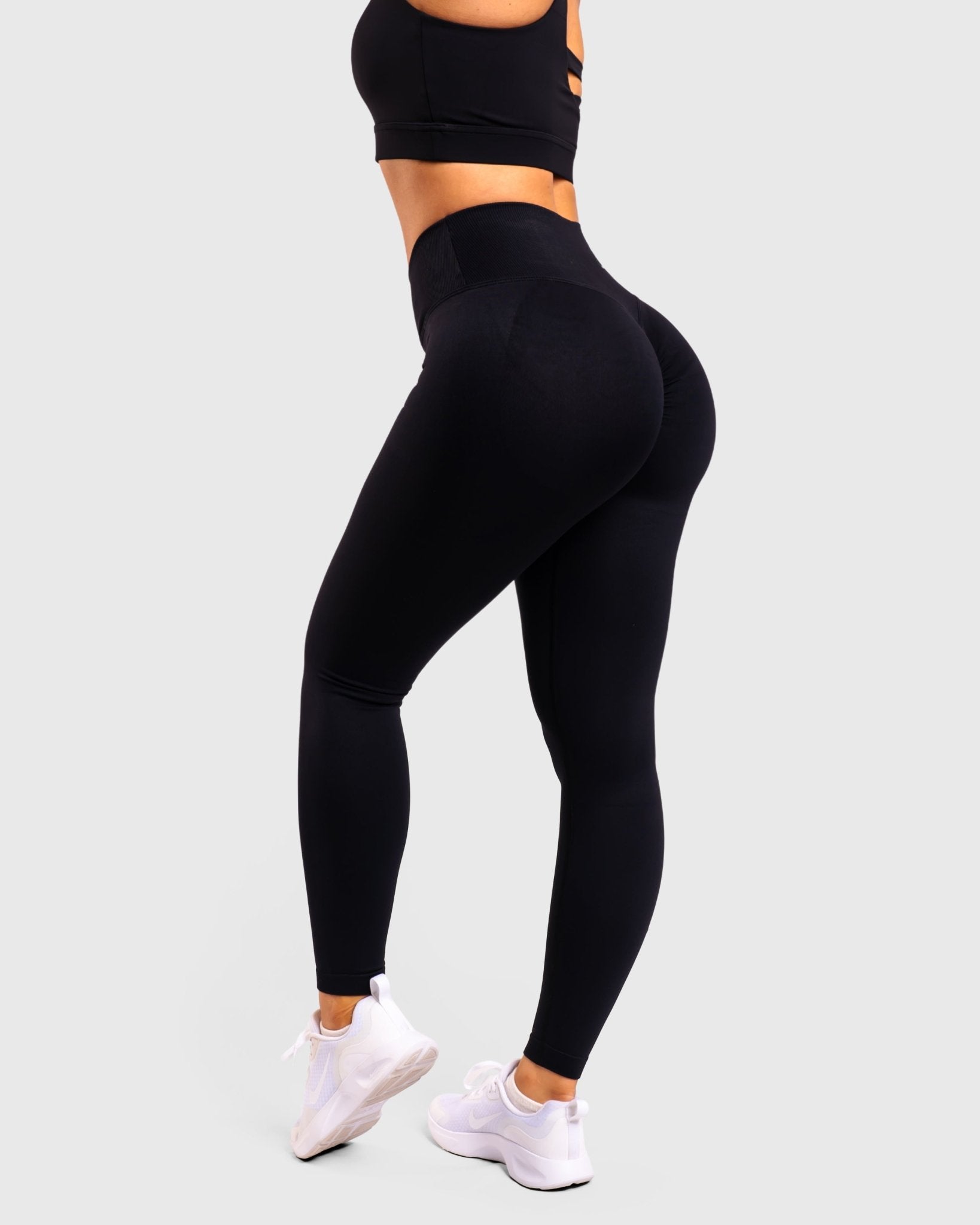 Black Revive V - waist Tights - Peach Tights - Tights