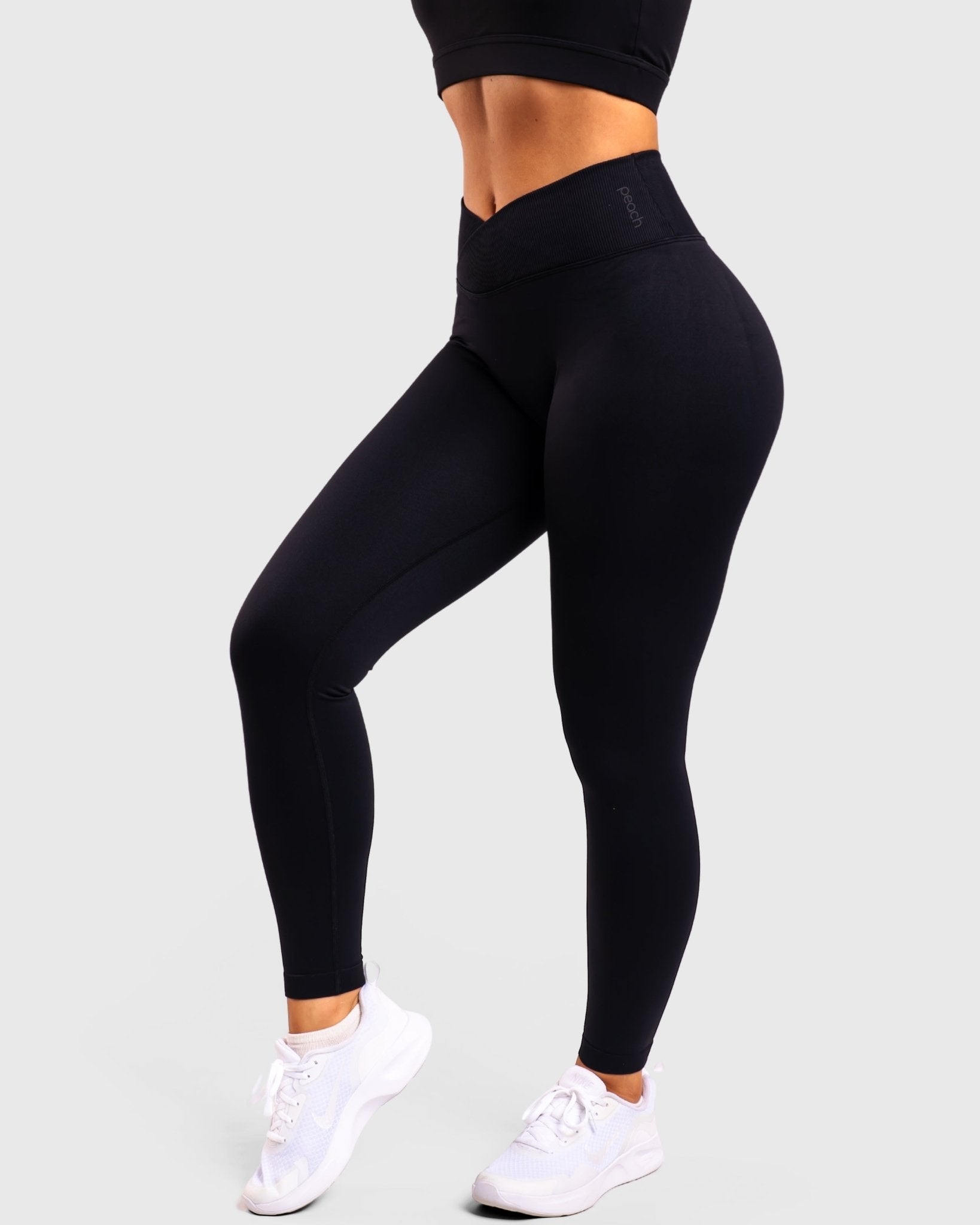 Black Revive V - waist Tights - Peach Tights - Tights