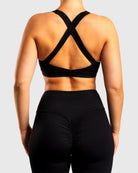 Black Sculpt Topp - Peach Tights - Sports - Bra