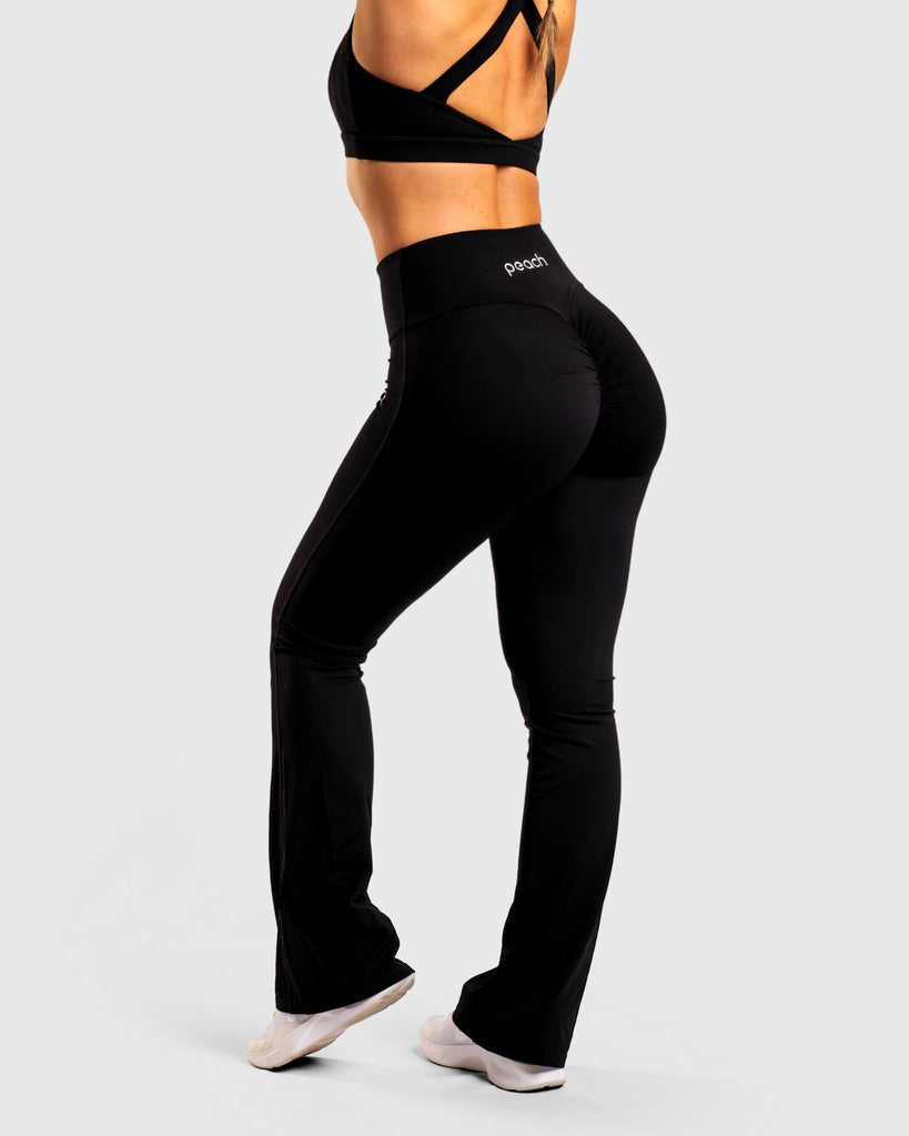 Black Sculpt Yoga - Peach Tights - Tights