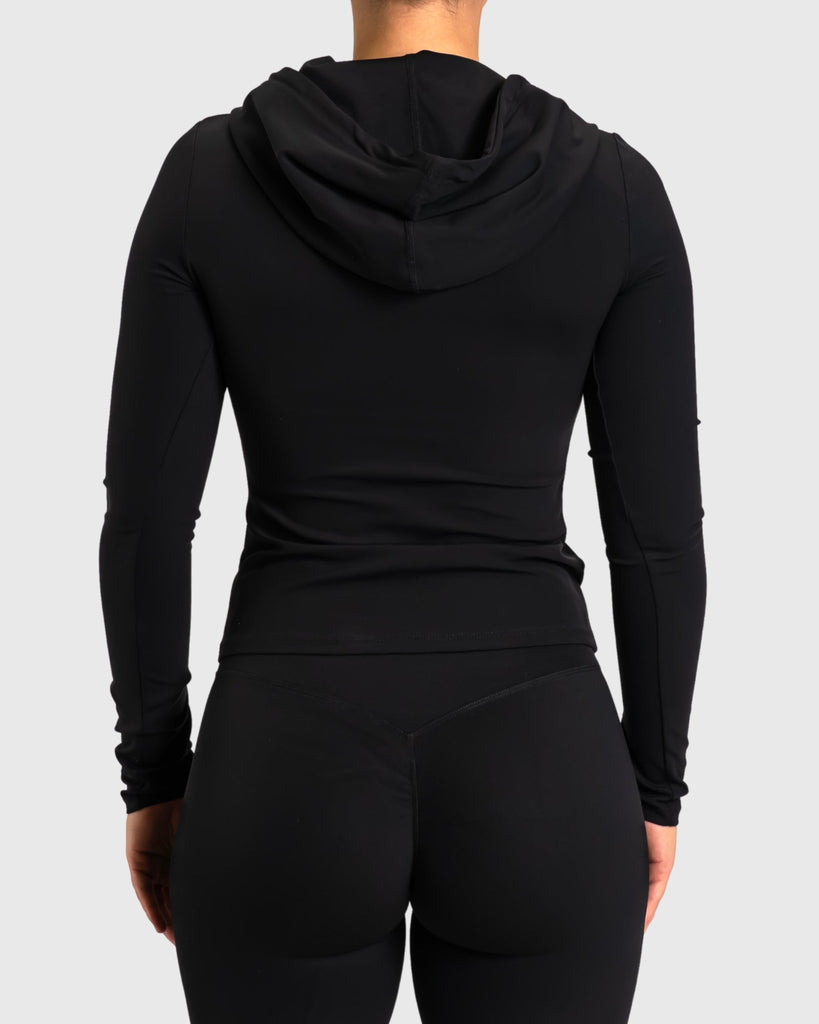 Black Serenity Sweatshirt - Peach Tights - Long sleeve