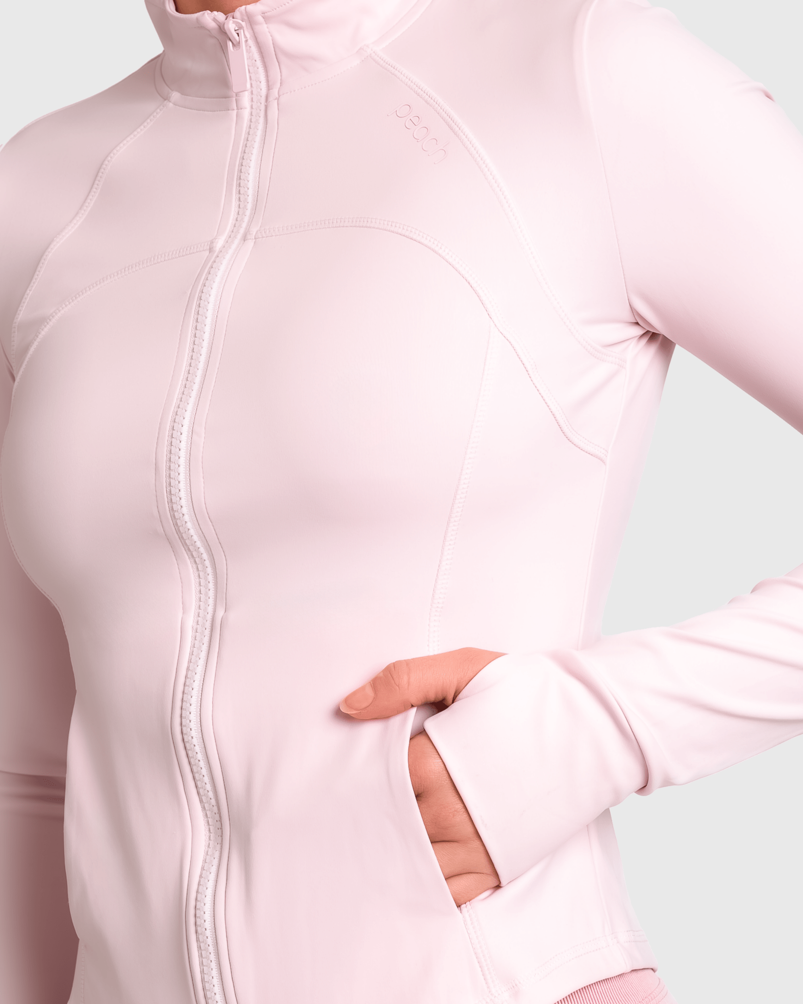 Black Shape Jacket - Peach Tights - Jacket