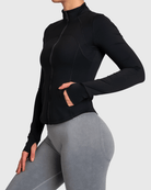 Black Shape Jacket - Peach Tights - Jacket