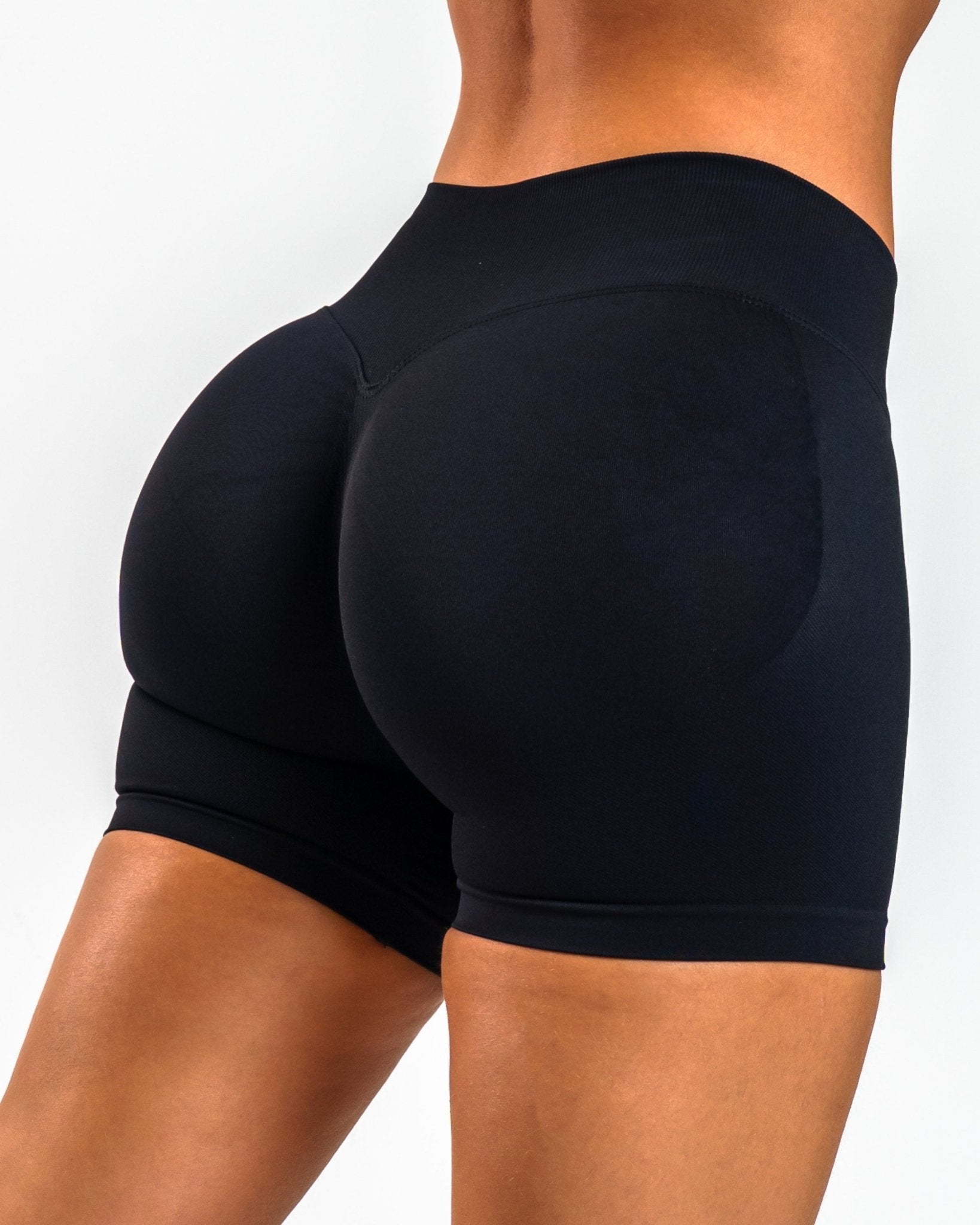 Black Shaping Shorts - Peach Tights - Shorts