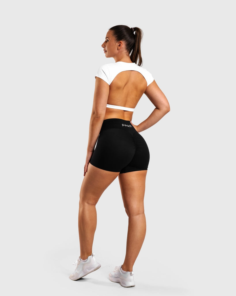 Black Spire Shorts - Peach Tights - Shorts