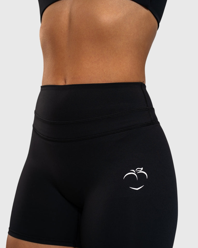 Black Velocity Shorts - Peach Tights - Shorts