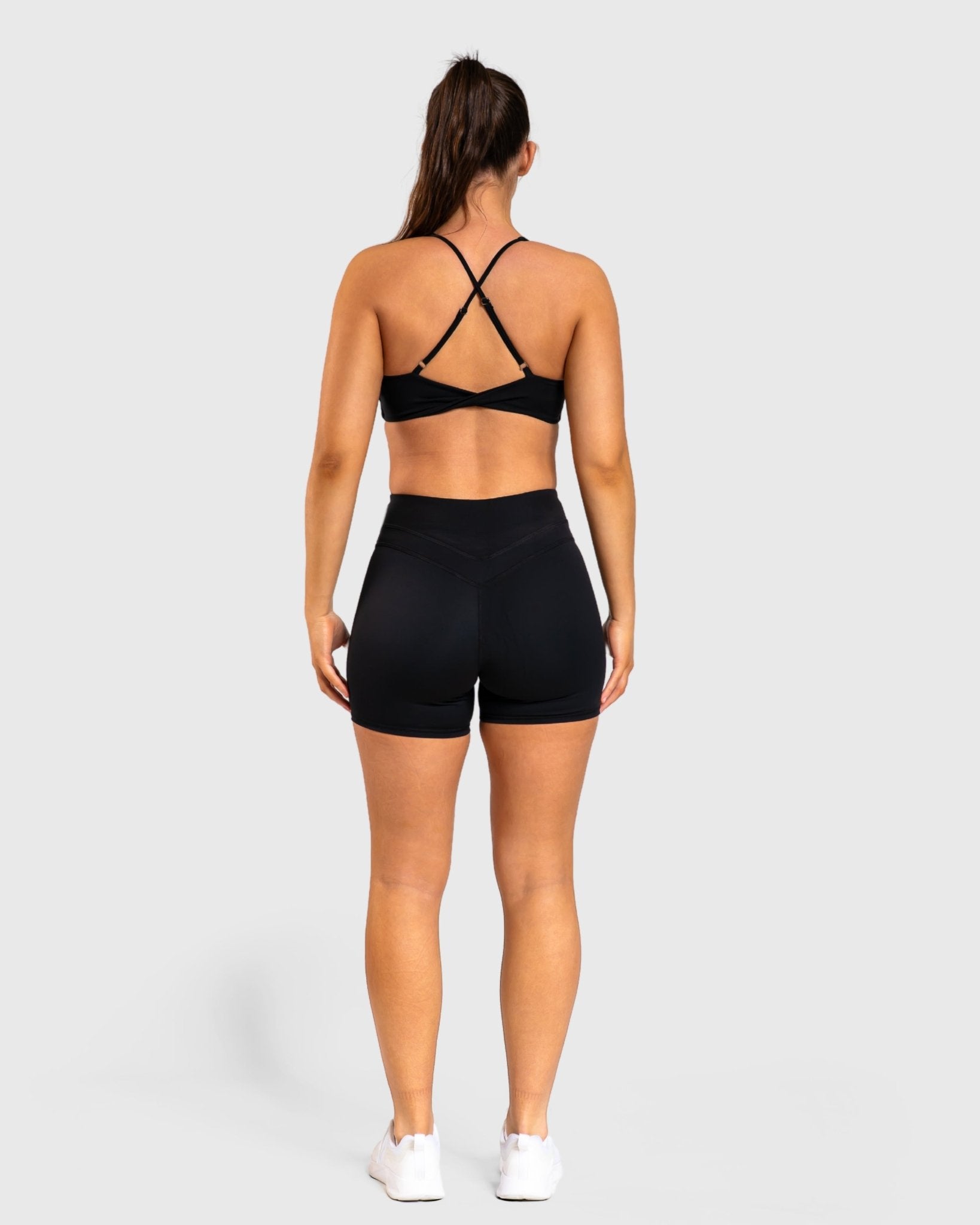 Black Velocity Sports - bra - Peach Tights - Sports - Bra