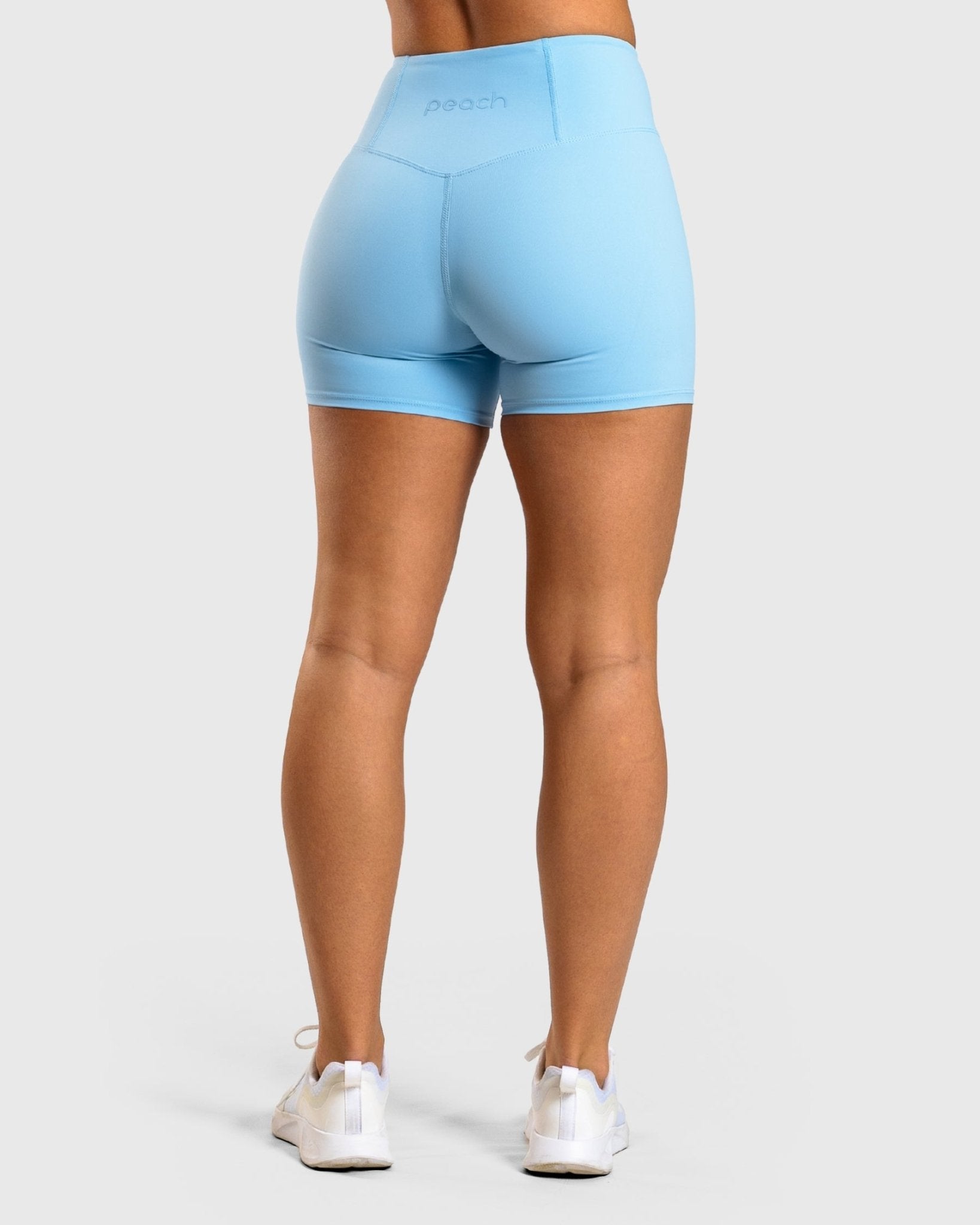 Blue Bloom Shorts - Peach Tights - Tights