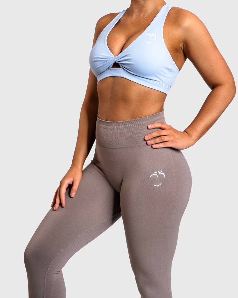 Blue Bow Sports - bra - Peach Tights - Sports - Bra