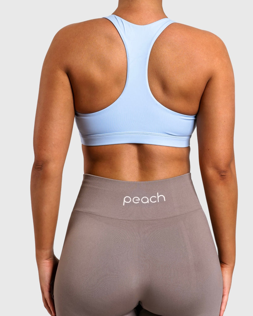 Blue Bow Sports - bra - Peach Tights - Sports - Bra