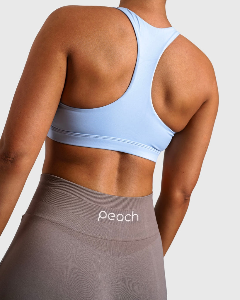 Blue Bow Sports - bra - Peach Tights - Sports - Bra