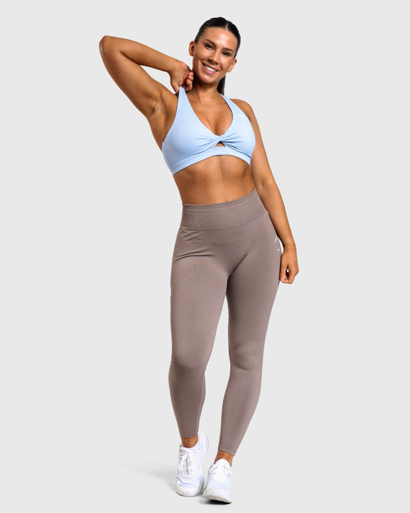 Blue Bow Sports - bra - Peach Tights - Sports - Bra