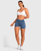 Blue Mist Shorts - Peach Tights - Shorts