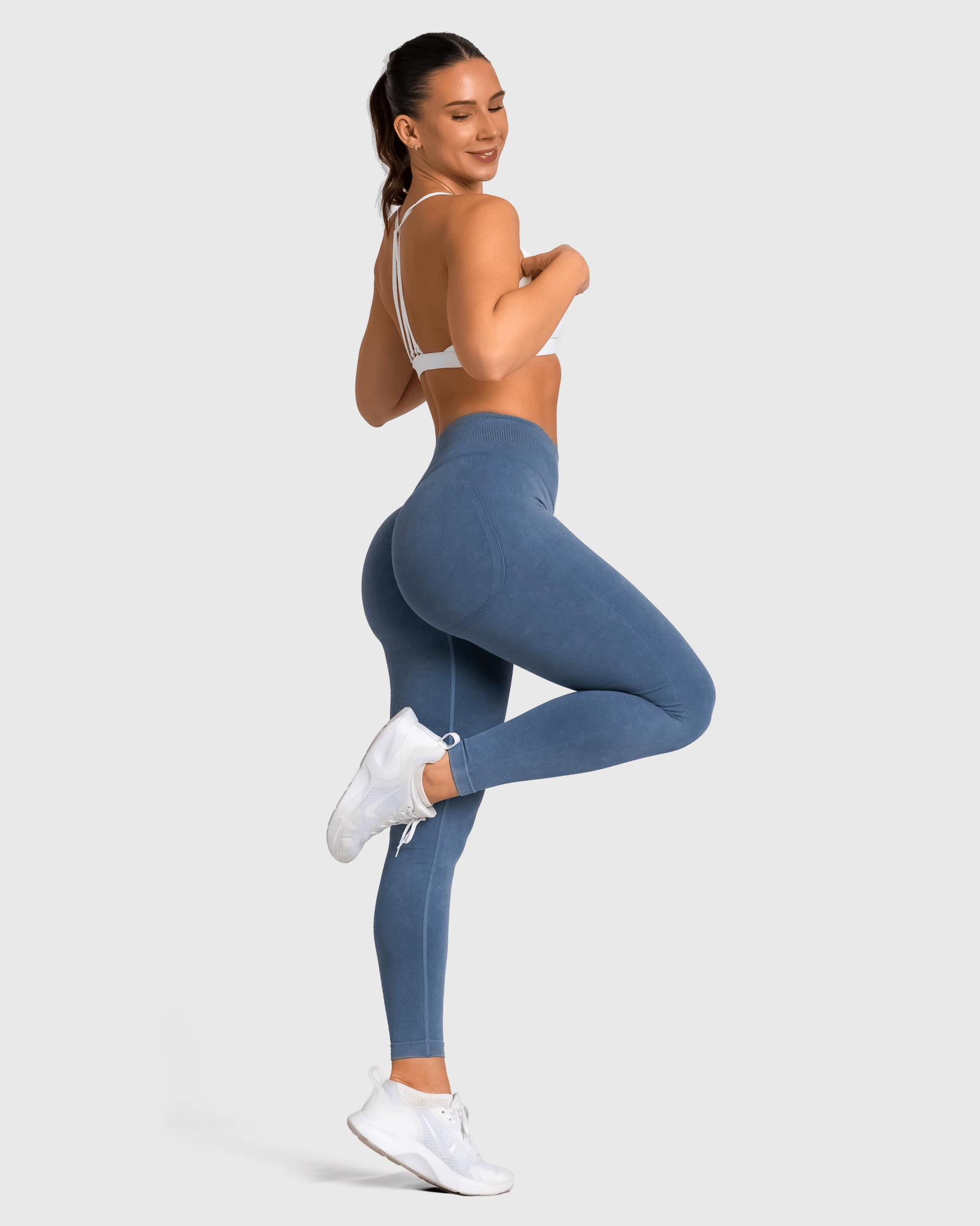 Blue Mist Tights - Peach Tights - Tights