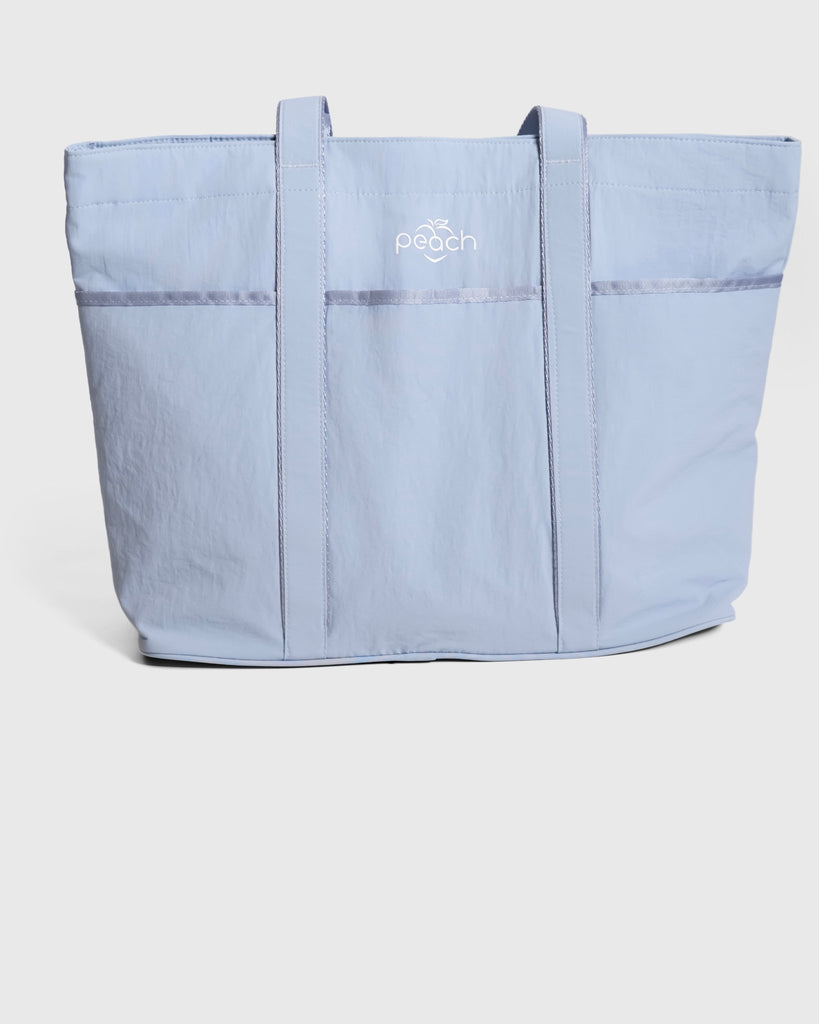 Blue Tote Bag - Peach Tights - Bag