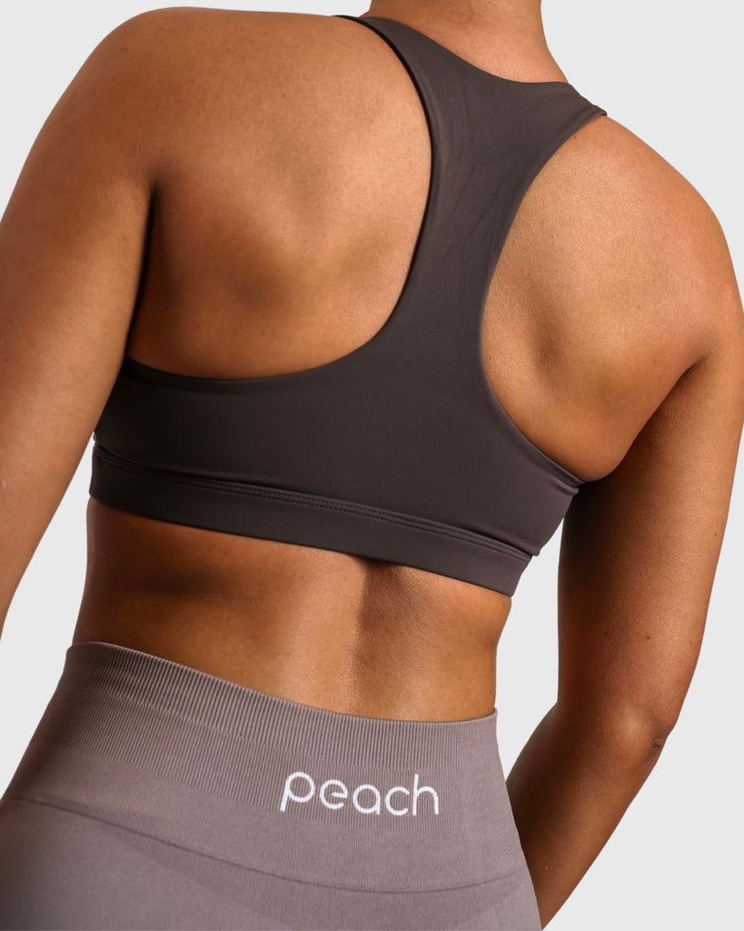 Brown Bow Sports - bra - Peach Tights - Sports - Bra