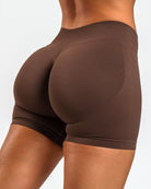Brown Shaping Shorts - Peach Tights - Shorts