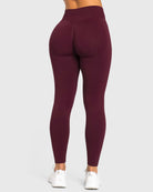 Burgundy Sense Tights - Peach Tights - Tights