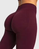 Burgundy Sense Tights - Peach Tights - Tights