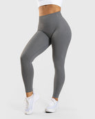 Dark Grey Noxis Tights - Peach Tights - Tights