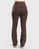 Espresso Flared Yoga - Peach Tights - Tights