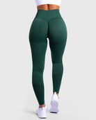 Forest Green Lux Seamless Tights - Peach Tights - Tights