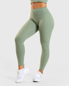 Green Noiré Tights - Peach Tights - Tights