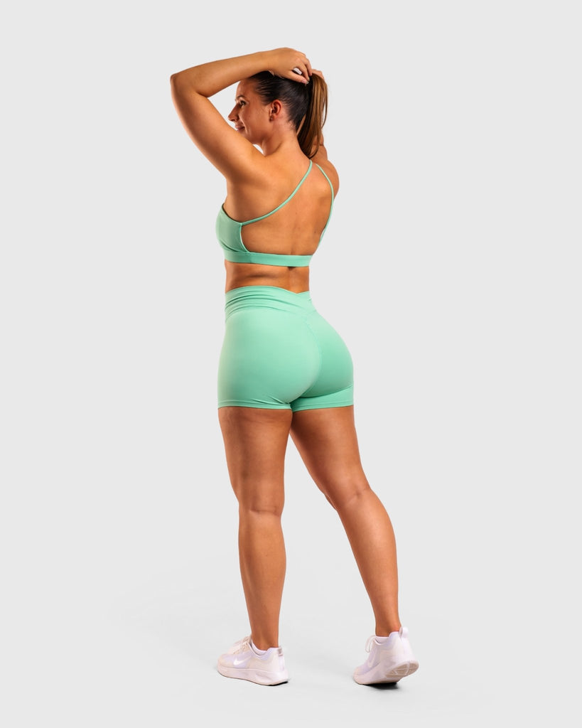 Green Prism Sports-bra - Peach Tights - Topp