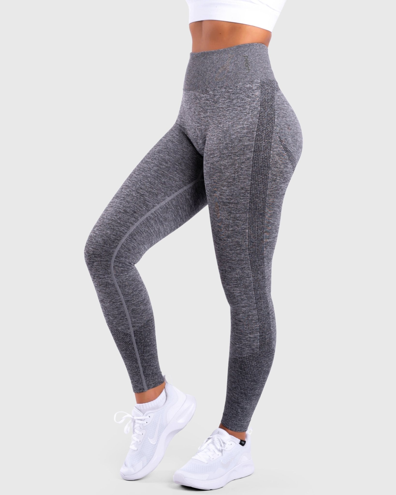 Grey Dusty Lux Seamless Tights - Peach Tights - Tights