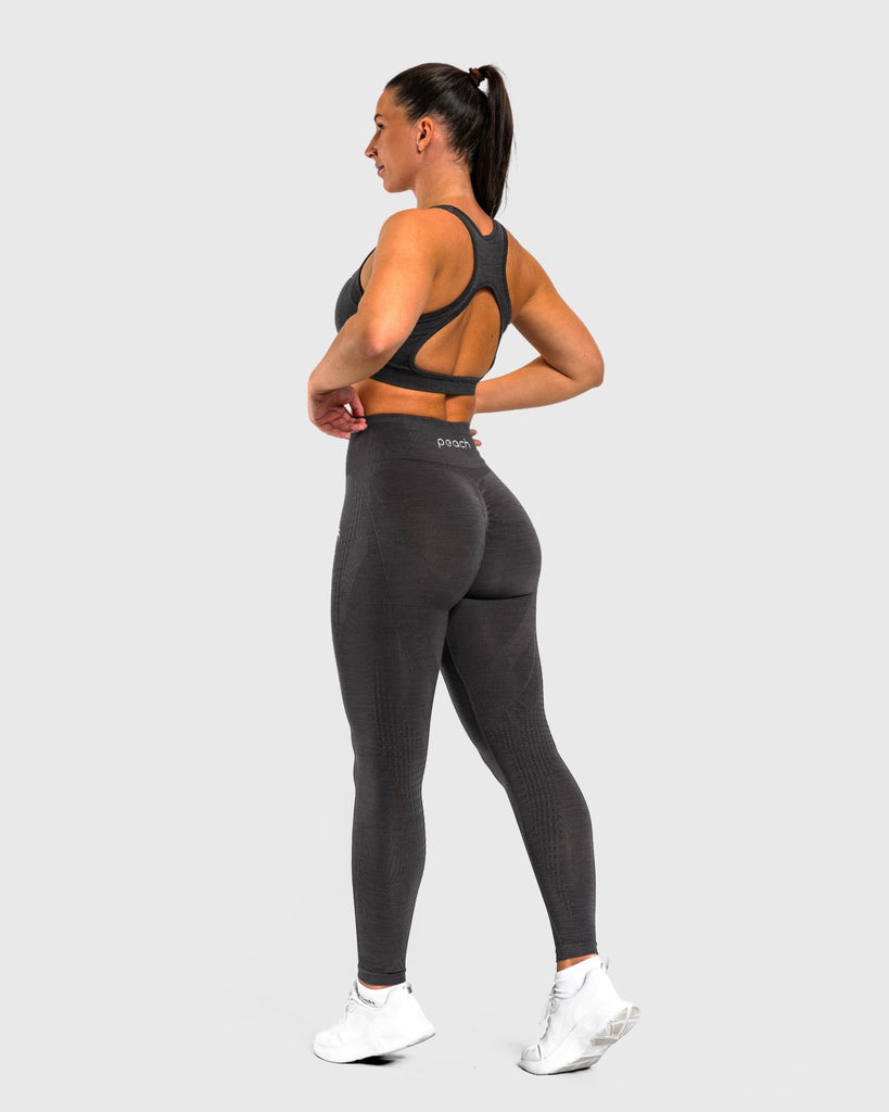 Grey Edge Sports - bra - Peach Tights - Sports - Bra