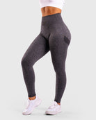 Grey High Waist Tights - Peach Tights - Tights