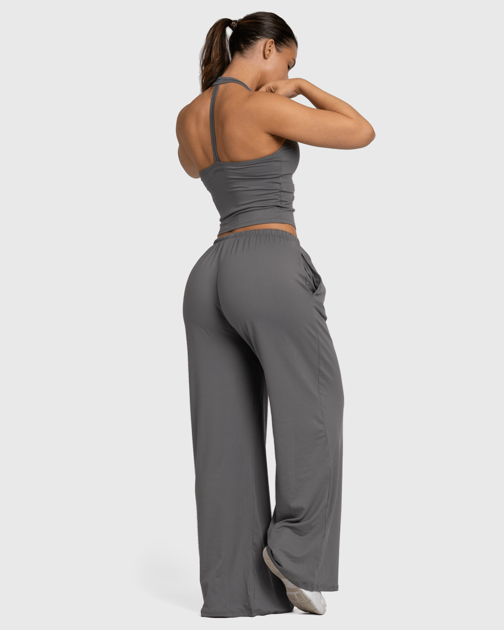 Grey Lounge Pants - Peach Tights - Sweatpants