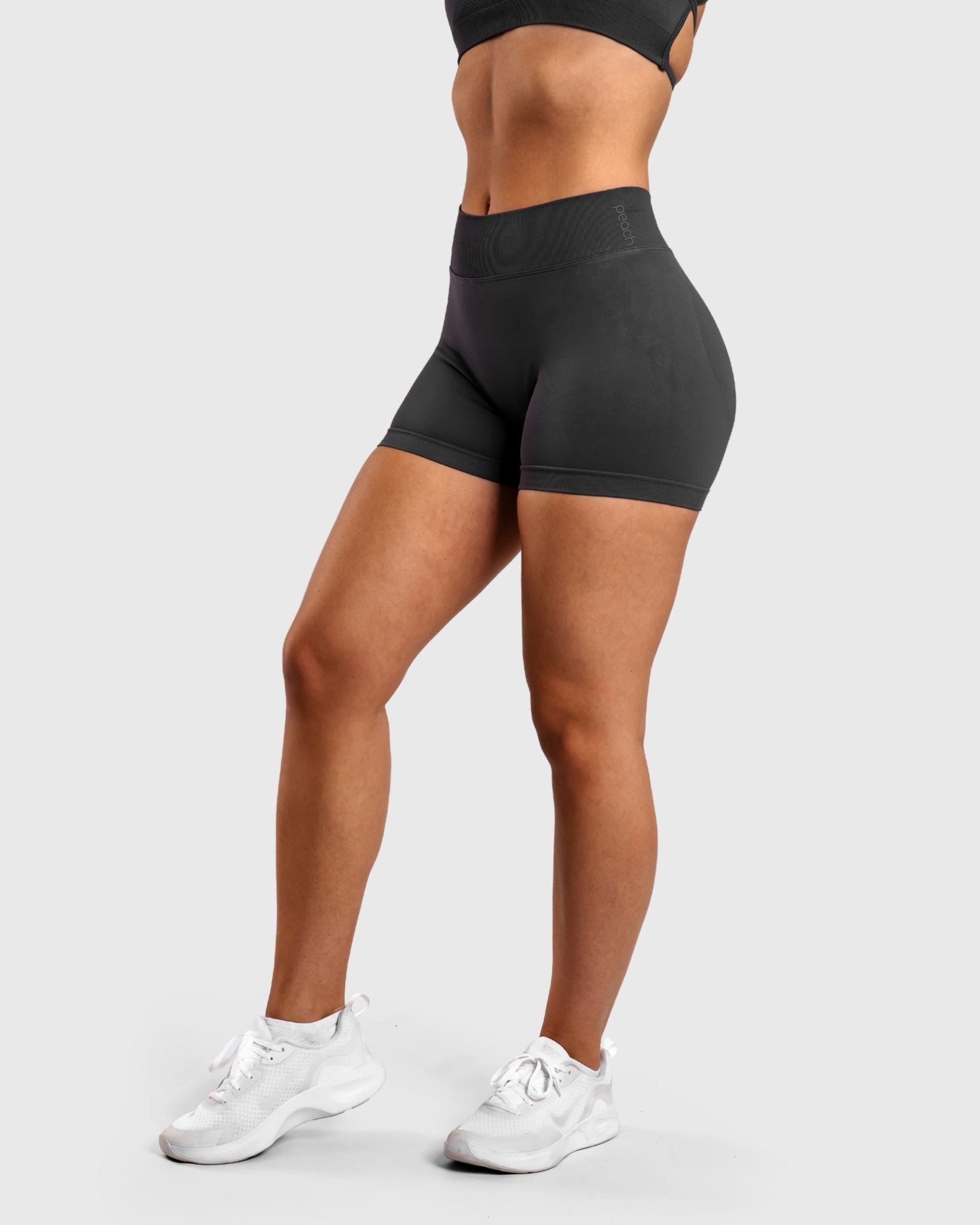 Grey Peak Shorts - Peach Tights - Shorts
