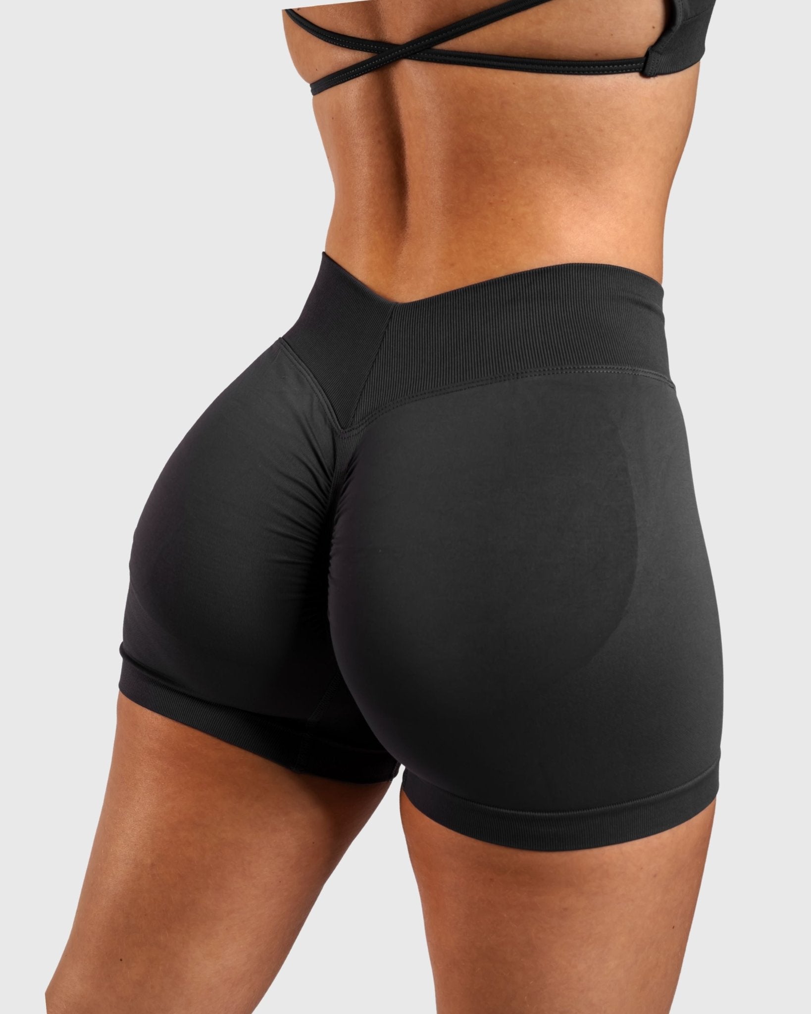 Grey Peak Shorts - Peach Tights - Shorts