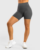 Grey Softelle Shorts - Peach Tights - Tights