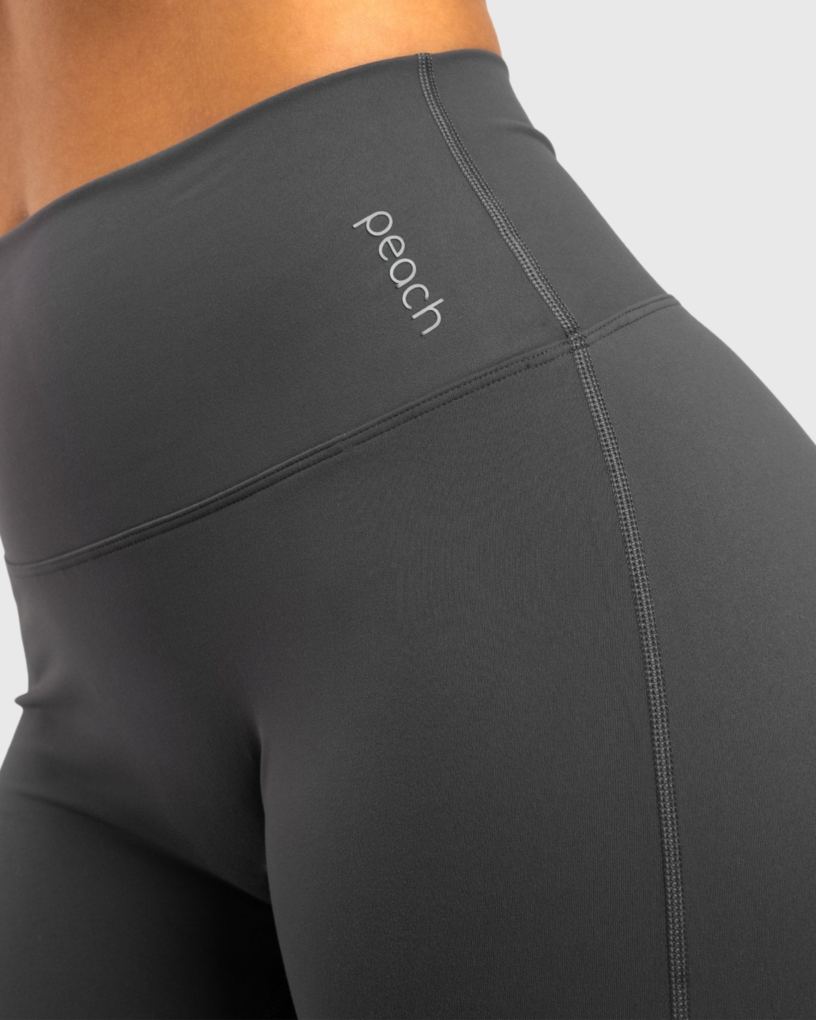 Grey Softelle Shorts - Peach Tights - Tights
